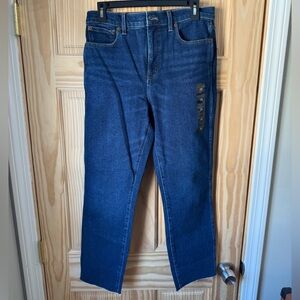 J. Crew Dark Blue Straight Leg Jeans